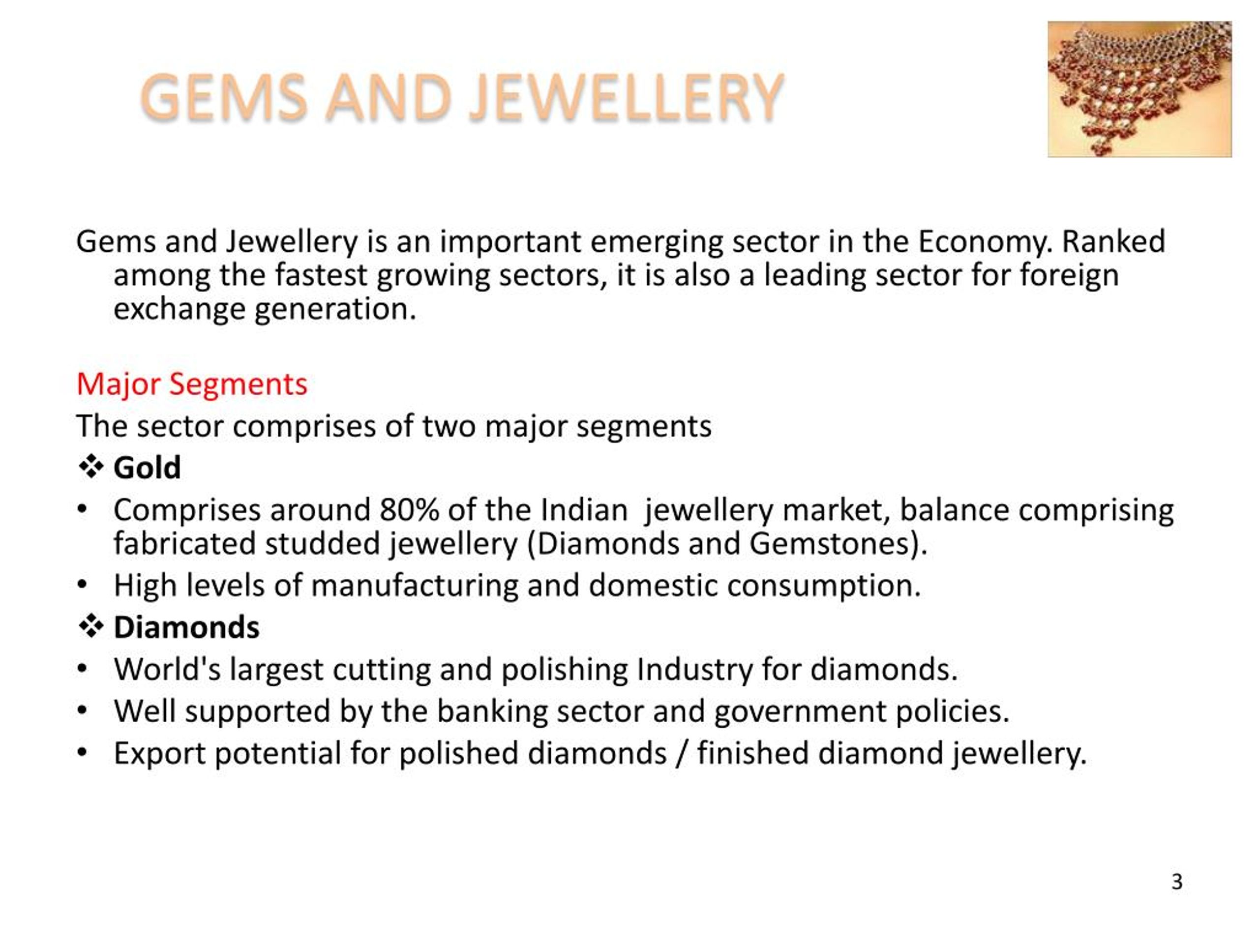 PPT - Gems and Jewellery Industry in India PowerPoint Presentation ...