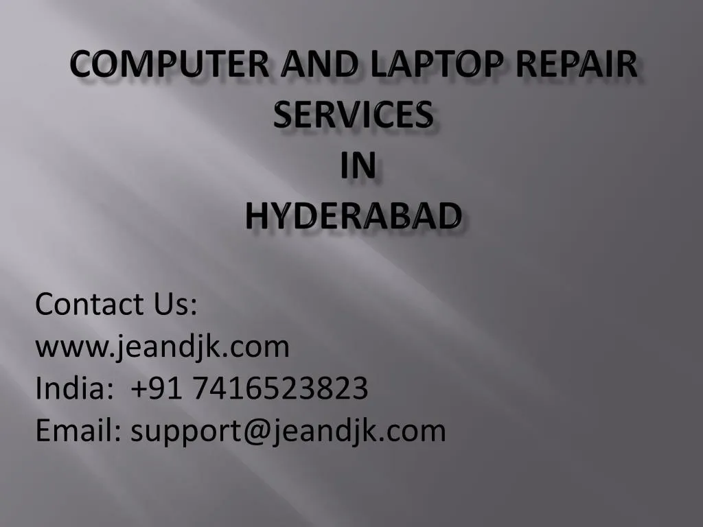 computer and laptop repair services in hyderabad n.