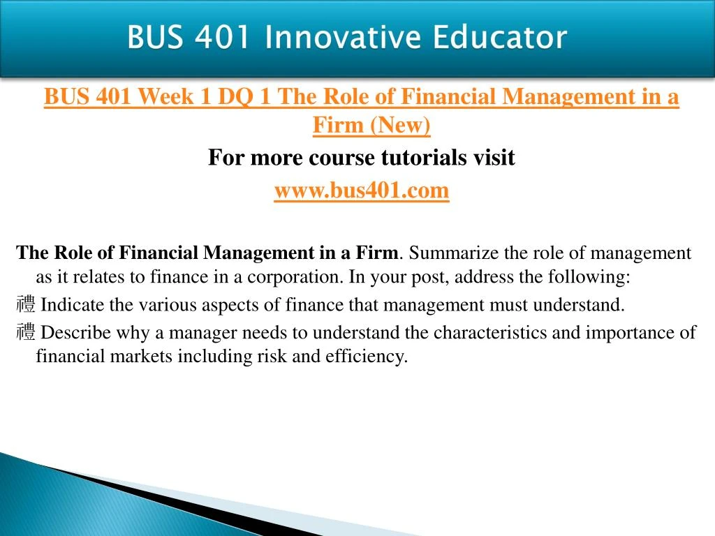 why corporate finance is important why corporate finance is important