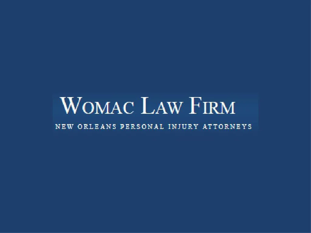 PPT - Personal Injury Attorney - Edward J. Womac PowerPoint ...