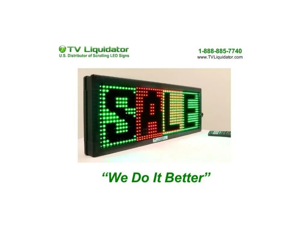 PPT - How to Begin Using Programmable Led Sign? PowerPoint Presentation ...