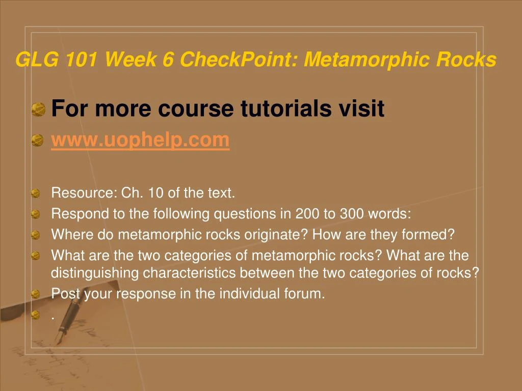 glg 101 week nine questions Glg 101 complete course / entire course / full course / complete class week 1-9 includes all dqs, checkpoints, assignments, labs, capstone and final click link below to purchase entire class. glg 101 week nine questions Glg 101 complete course / entire course / full course / complete class week 1-9 includes all dqs, checkpoints, assignments, labs, capstone and final click link below to purchase entire class.