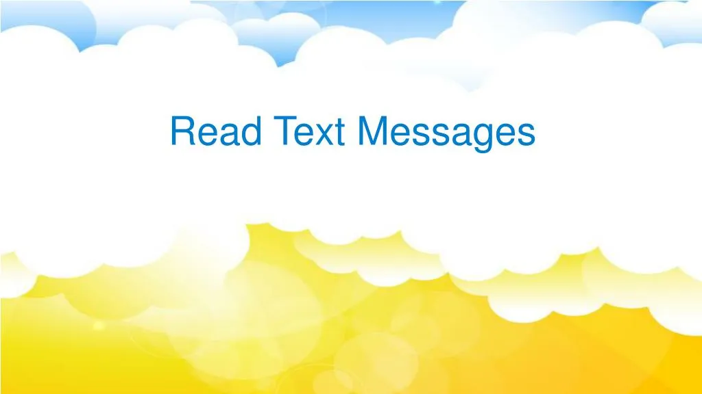 read text messages n.
