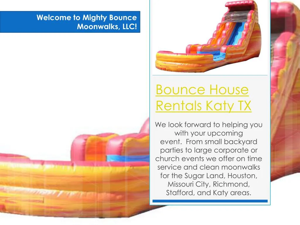 bounce house rentals katy tx n.