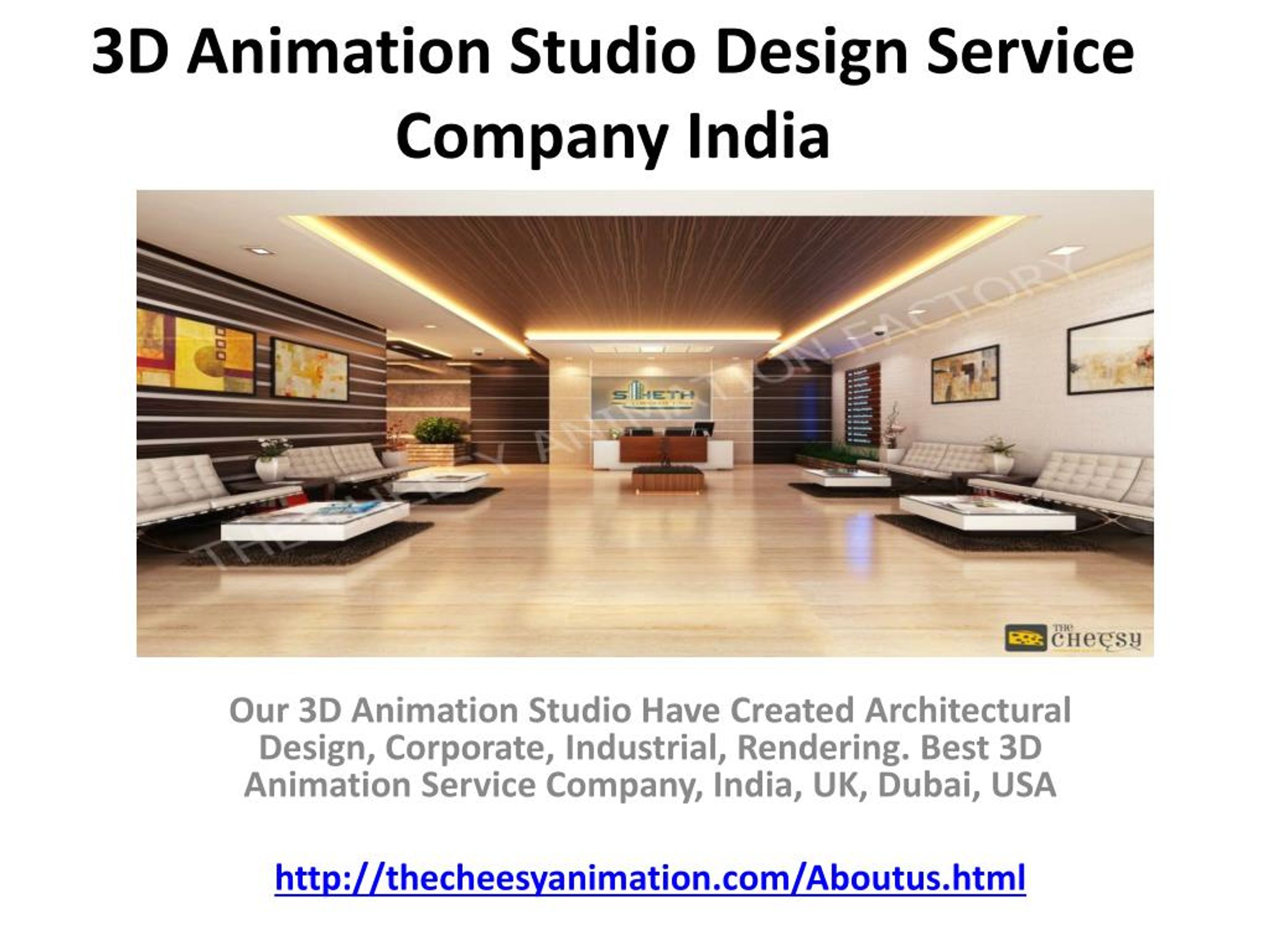 PPT - 3D Animation Studio Design Service Company India PowerPoint  Presentation - ID:7324672