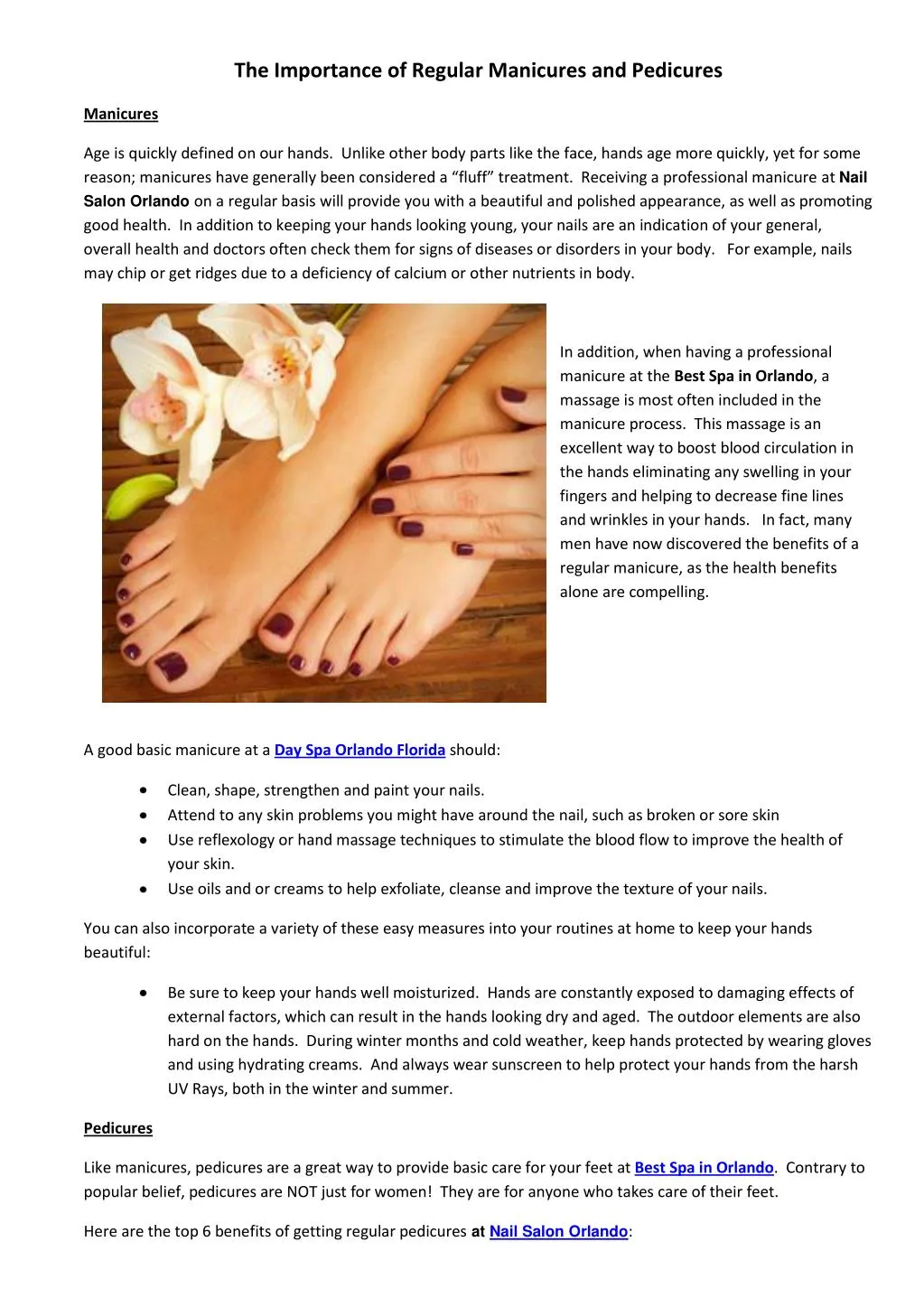 Ppt The Importance Of Regular Manicures And Pedicures Powerpoint Presentation Id7326932 
