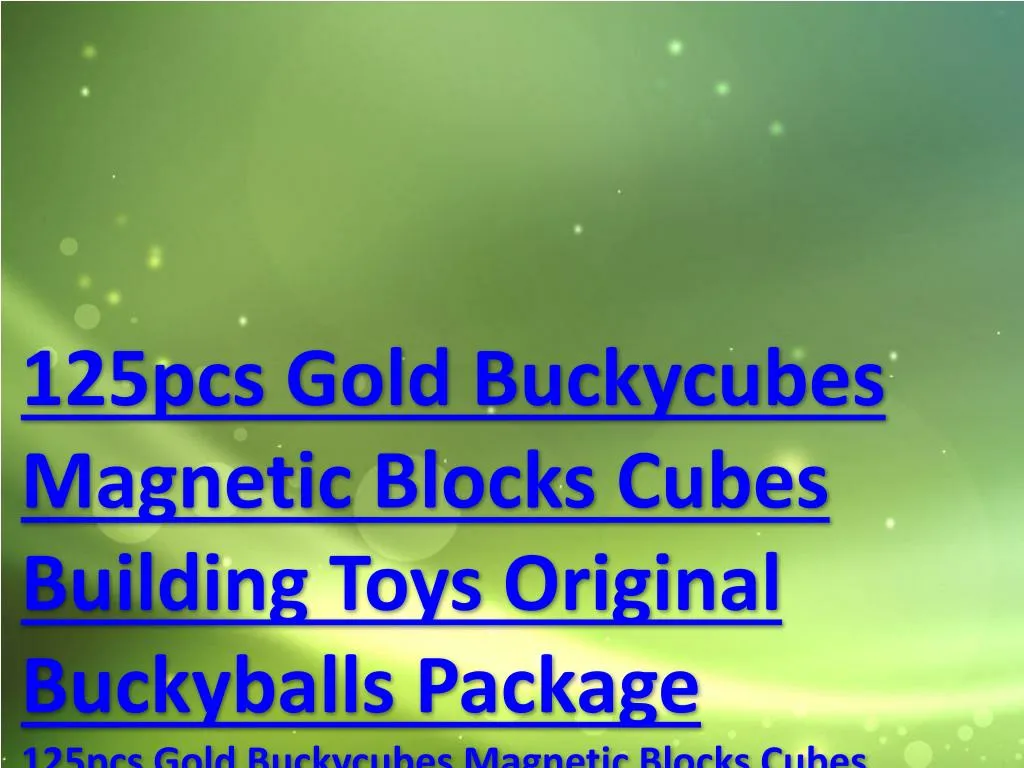 buckycubes for sale