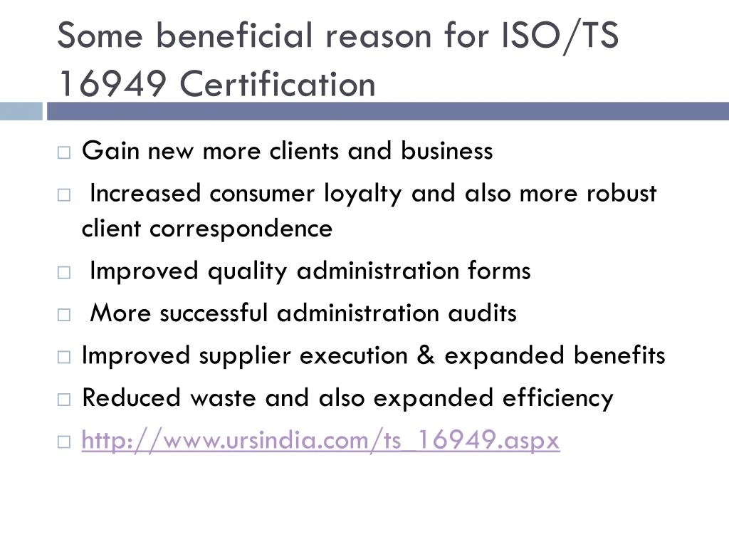 Iso Ts 16949 Training Ppt