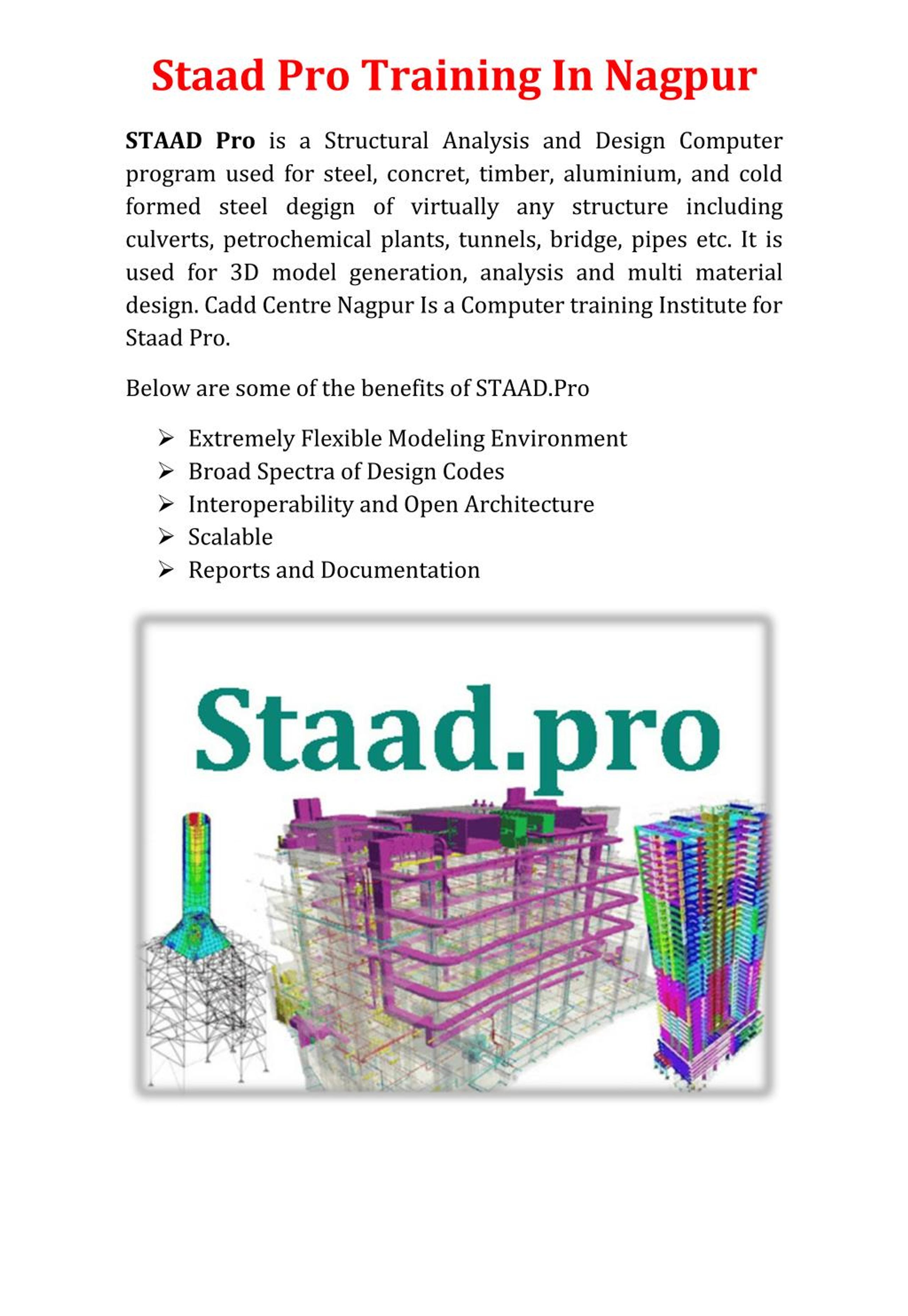 staad pro introduction pdf