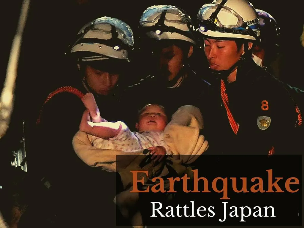 seismic tremor rattles japan n.
