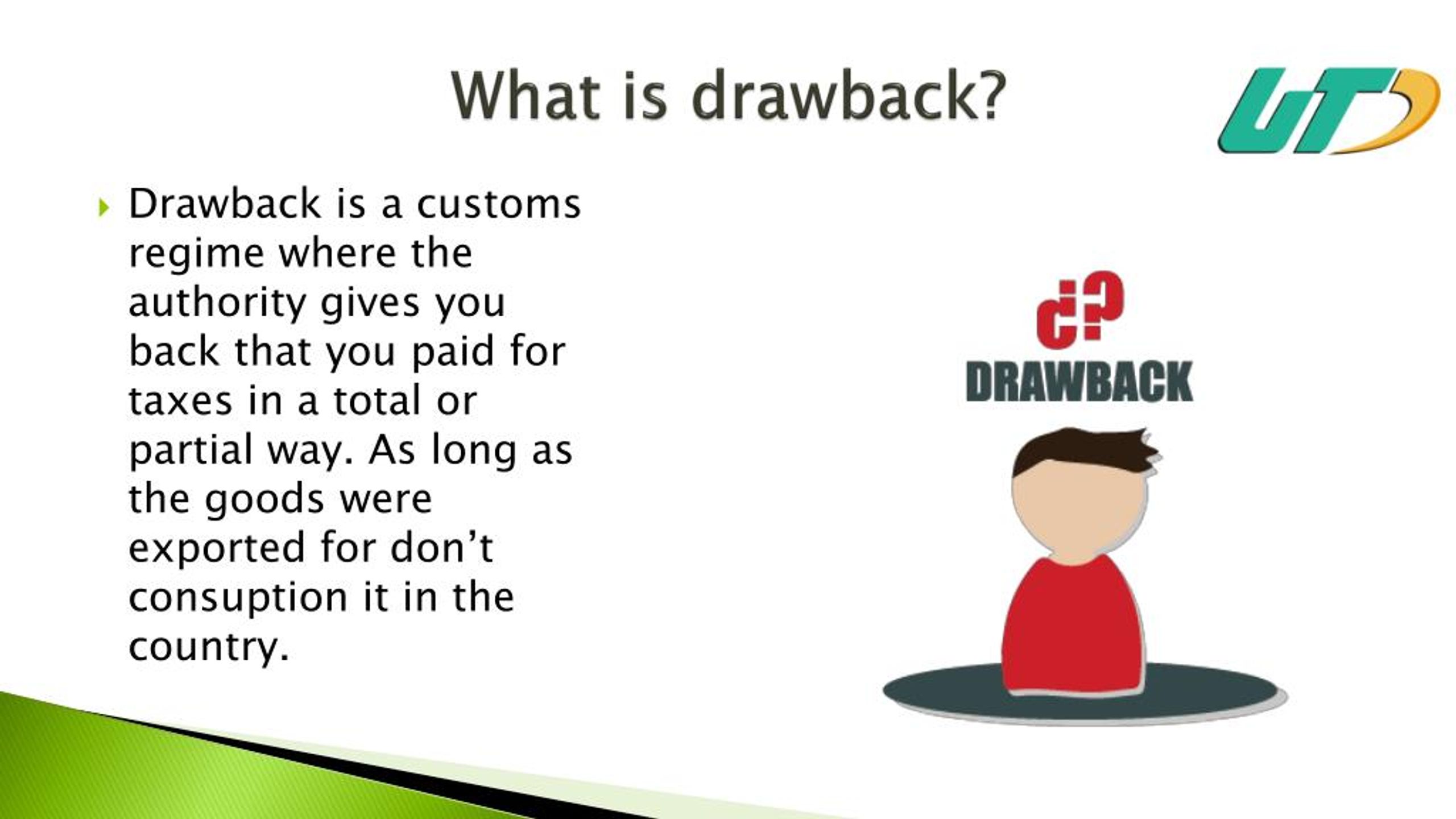 PPT Drawback PowerPoint Presentation, free download ID7328320