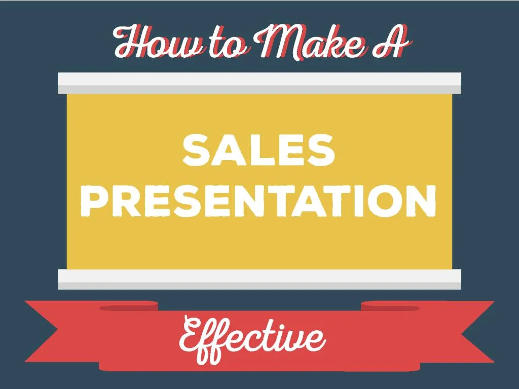 how we make sales presentation