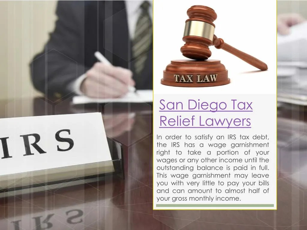 PPT San Diego Tax Relief Lawyers PowerPoint Presentation