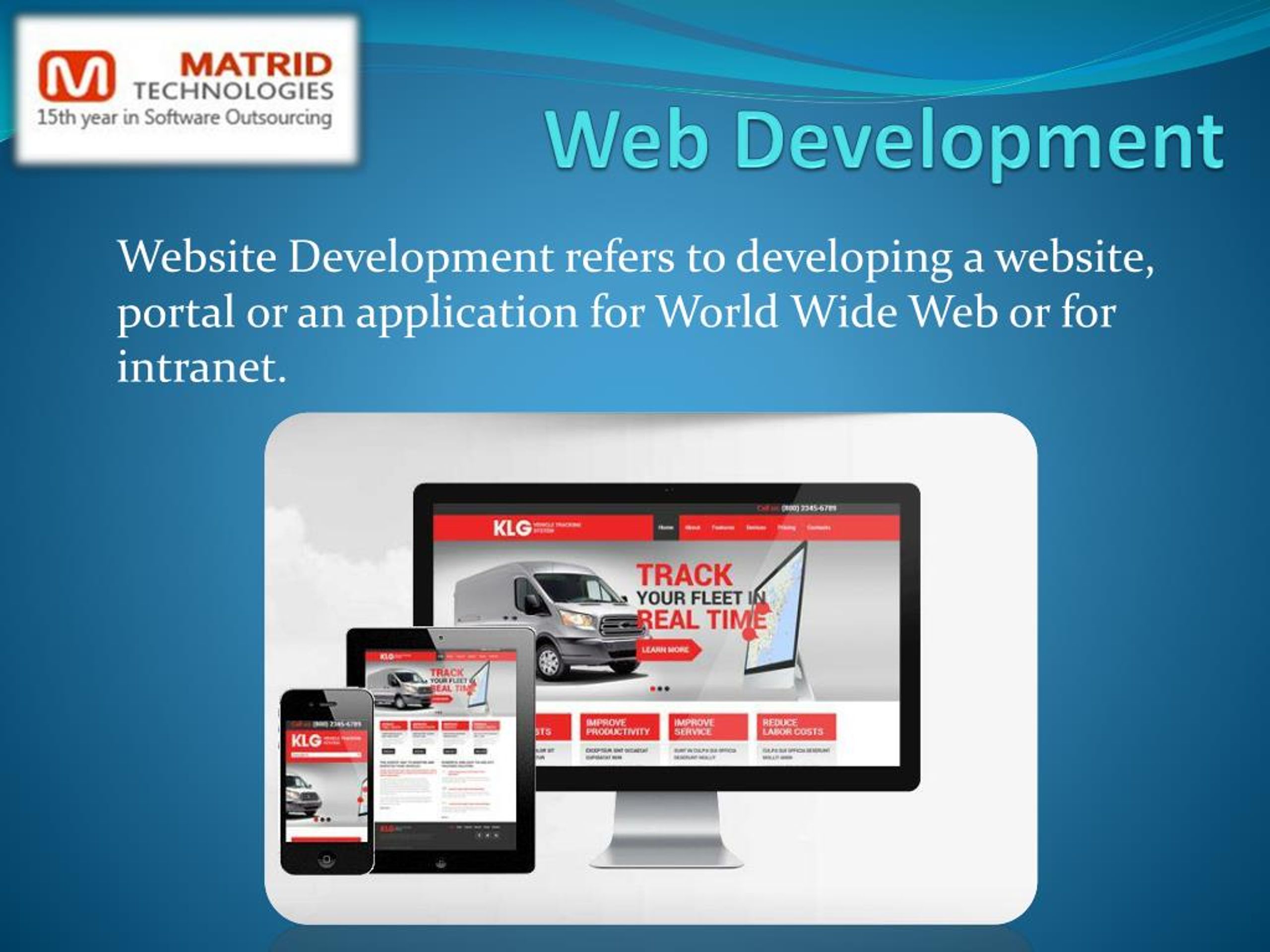 website development ppt presentation