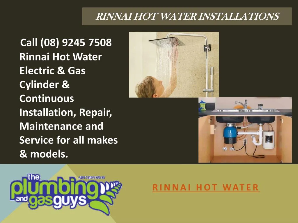 rinnai hot water installations n.