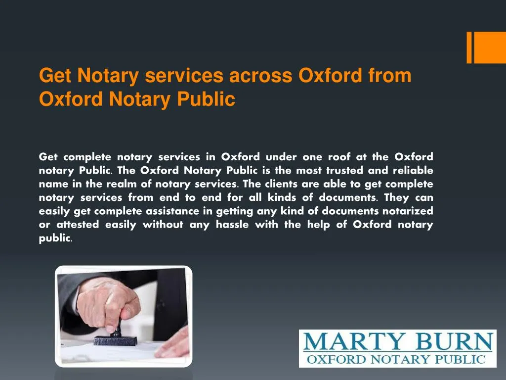 get notary services across oxford from oxford notary public n.