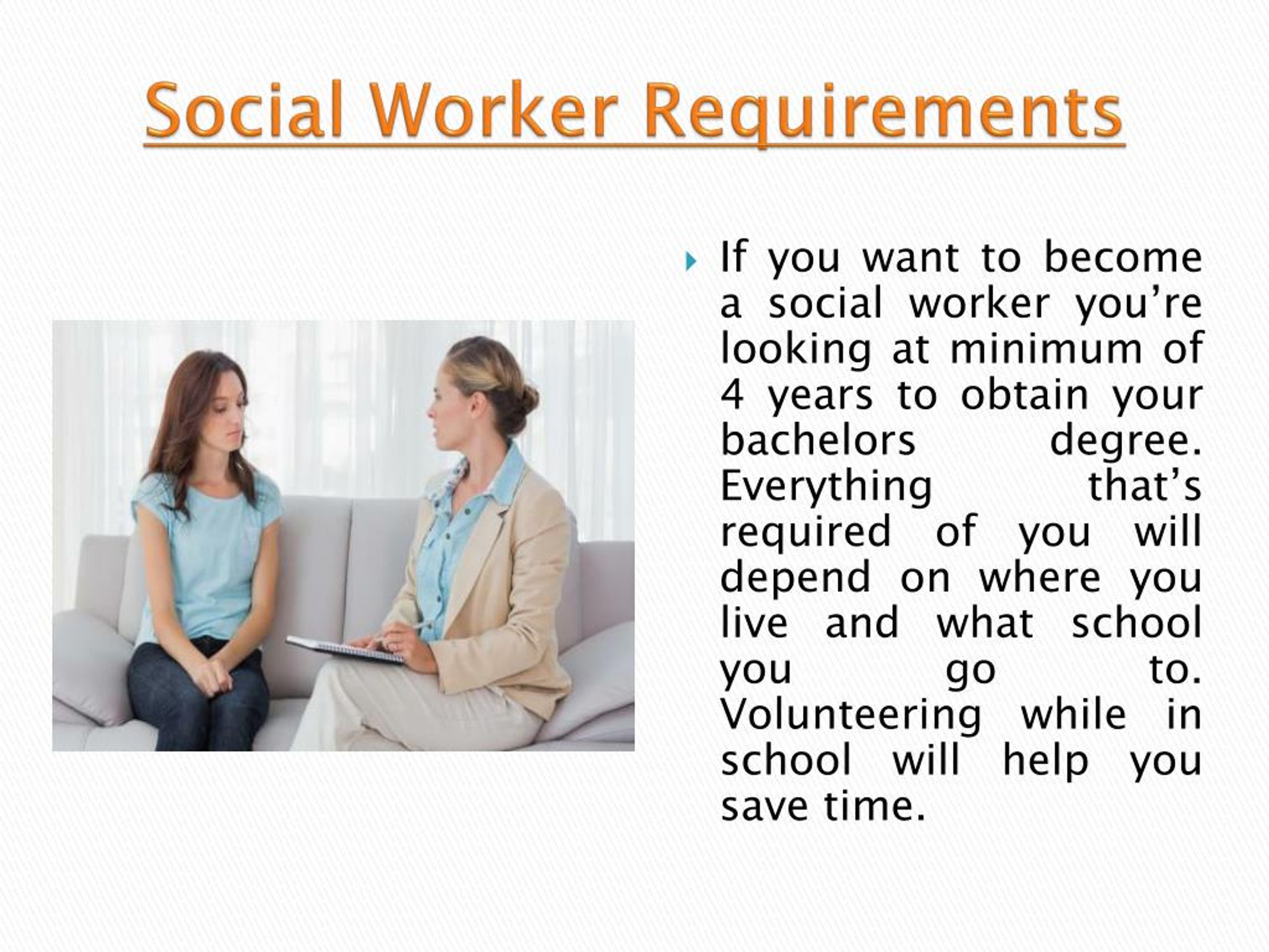 social worker education or license requirements