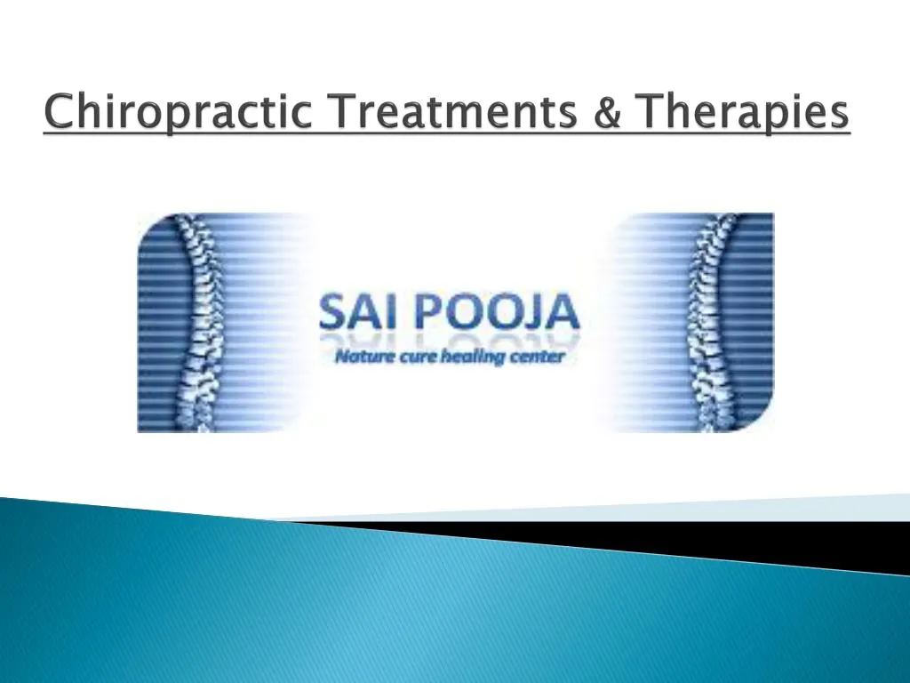 chiropractic treatments therapies n.