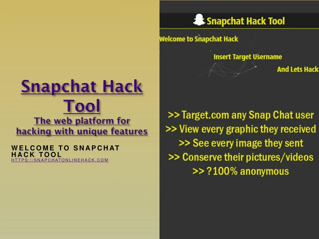 Ppt Snapchat Hack Tool Powerpoint Presentation Free Download