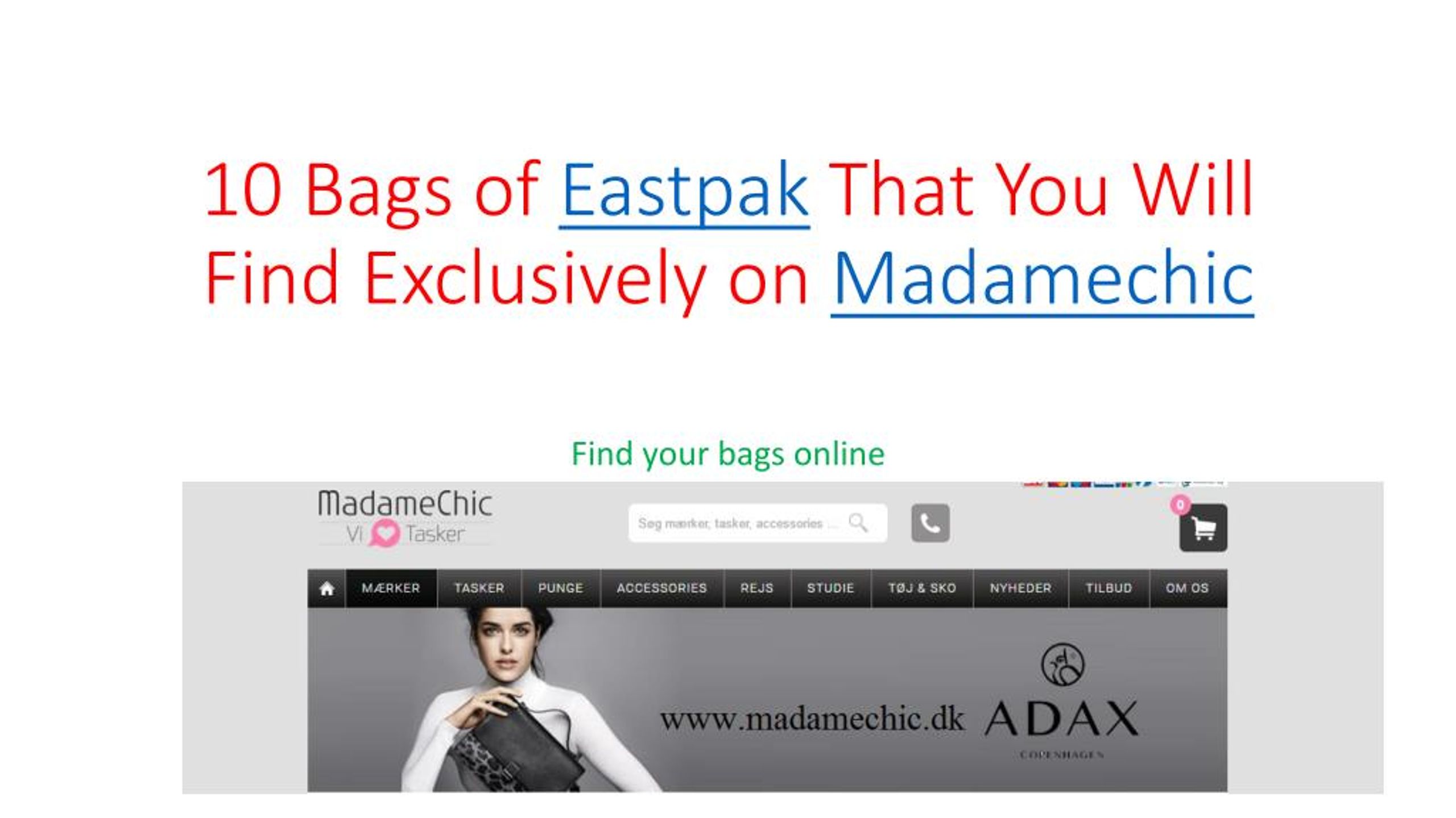 PPT - 10 Bags of Eastpak You Will Find PowerPoint Presentation - ID:7335347