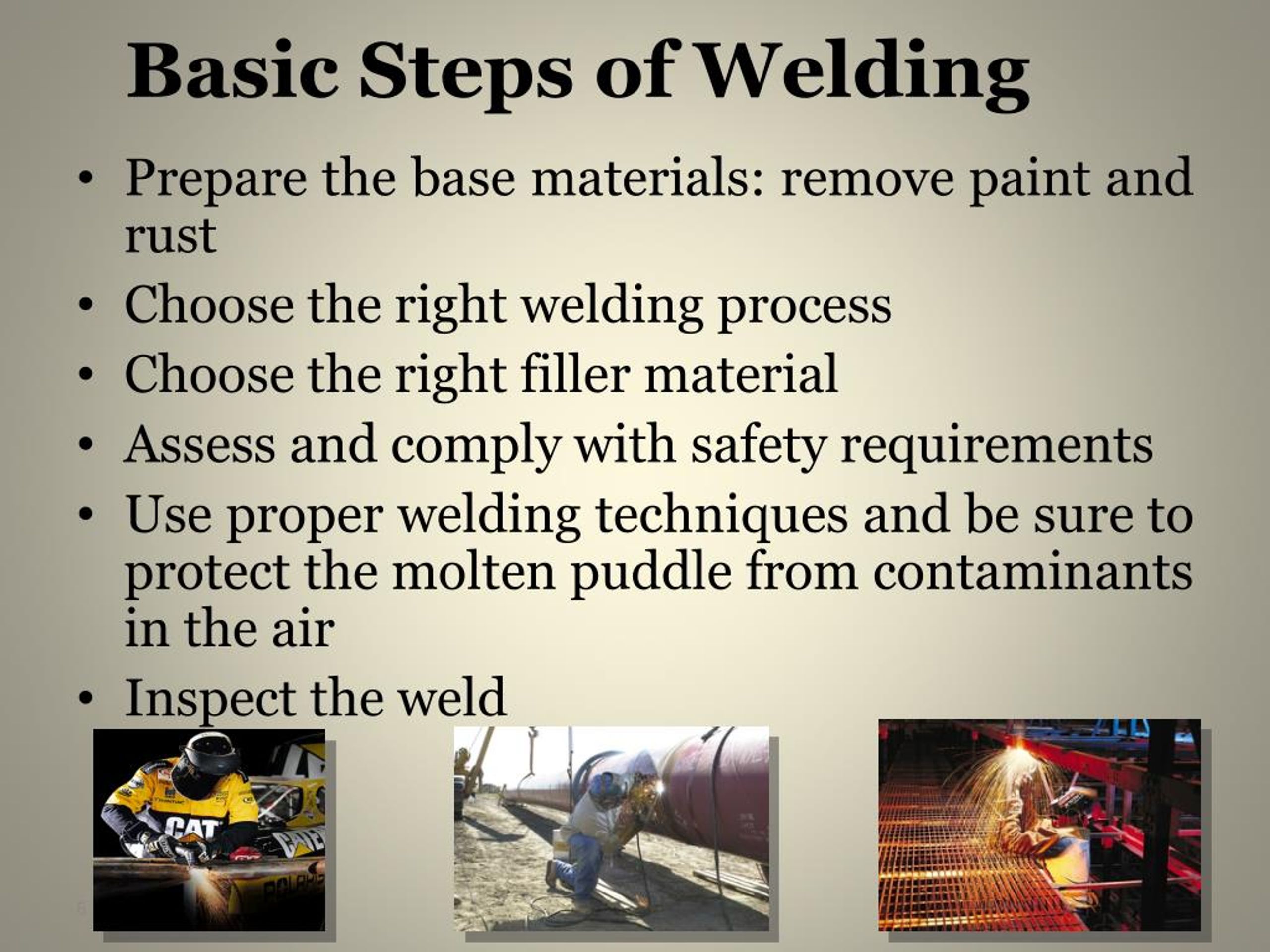 welding presentation english