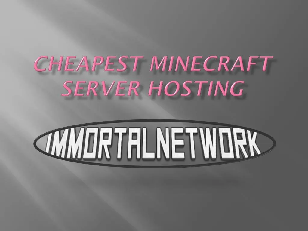 good minecraft server hosting for pc