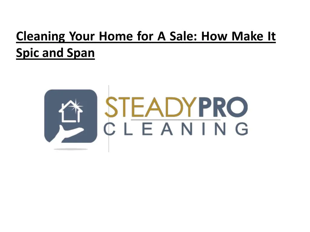 PPT house cleaning deals Kansas City PowerPoint Presentation, free