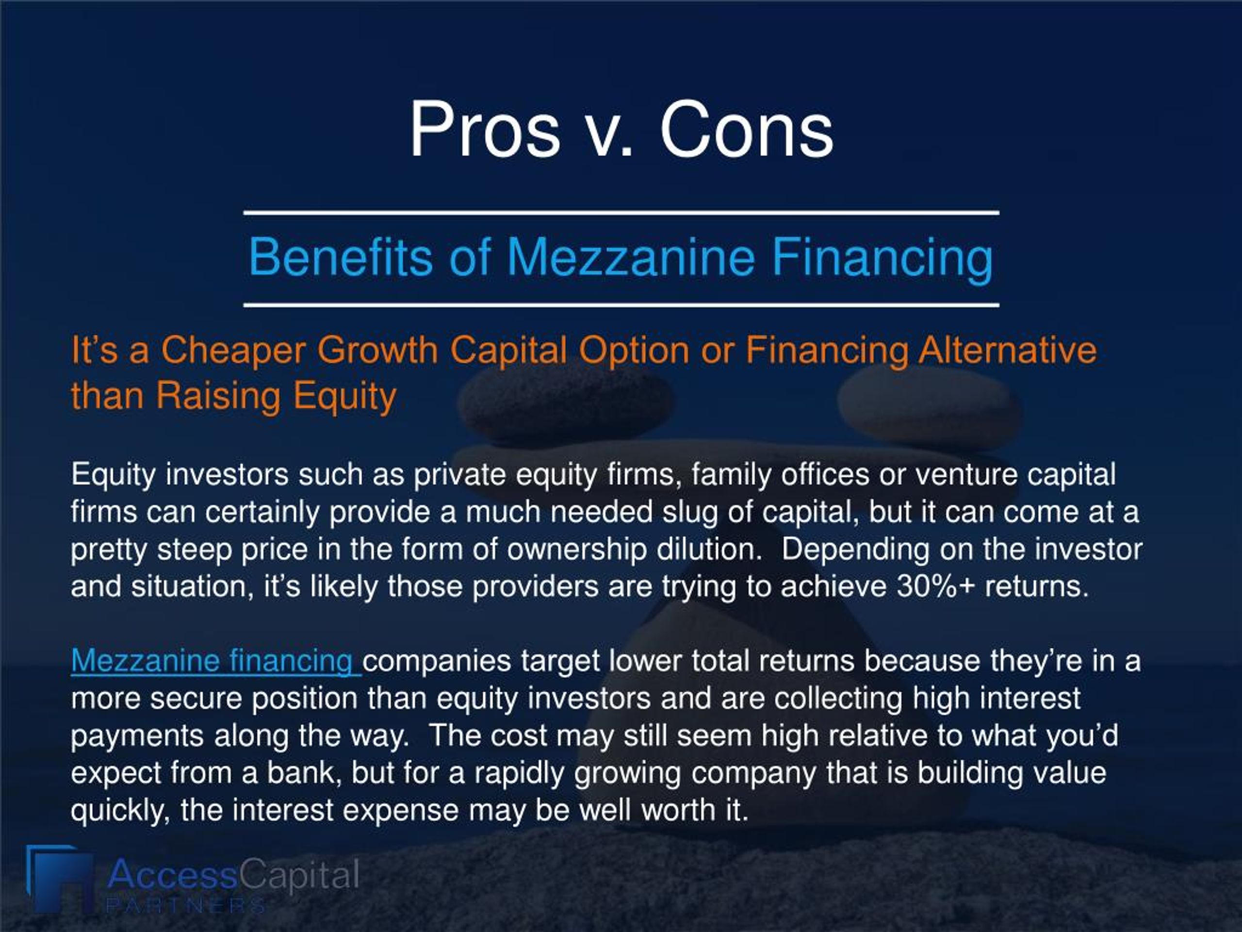 PPT The Growth Capital Guide Leveraging Mezzanine Financing for Growth PowerPoint
