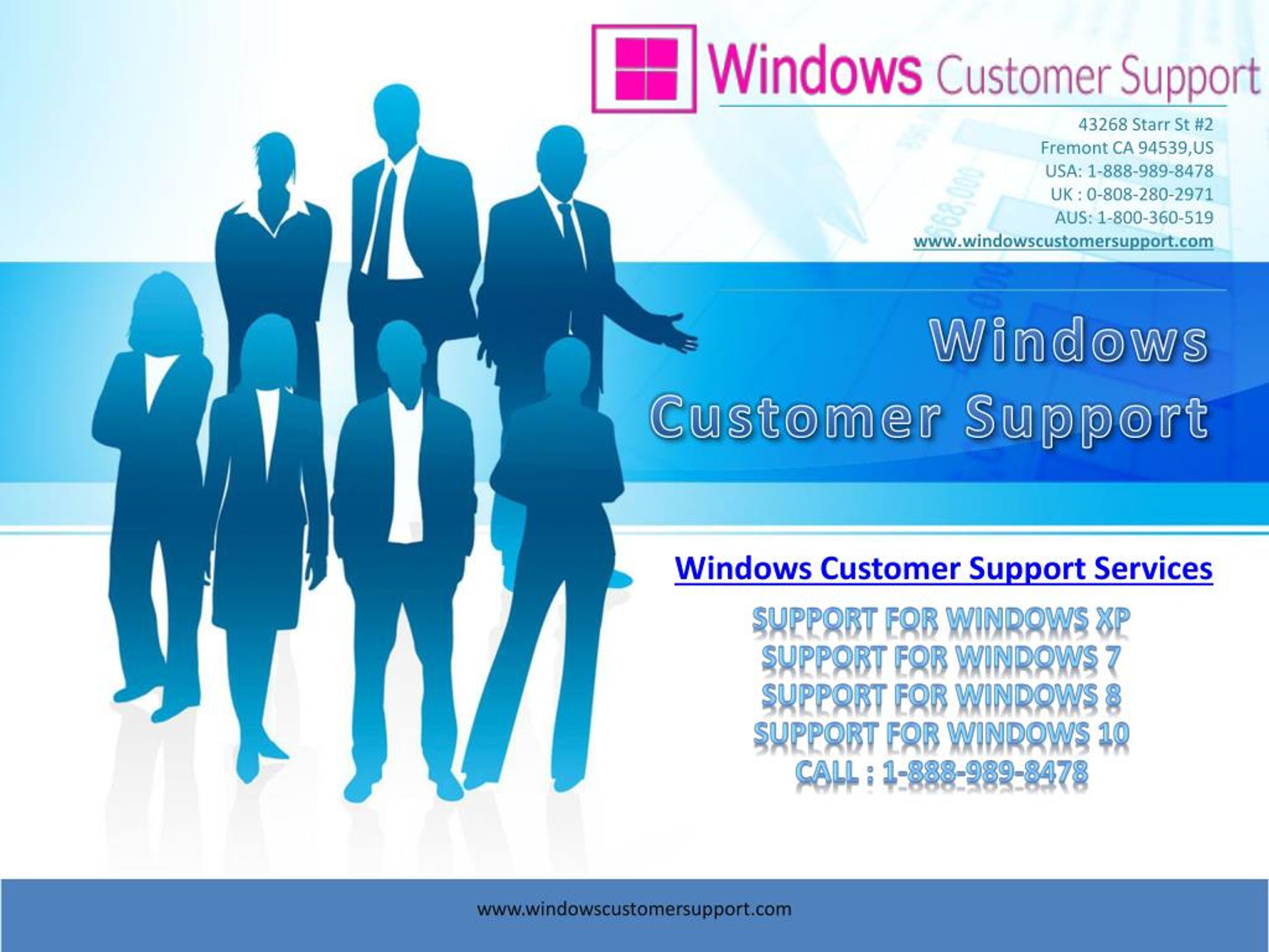 window customer support