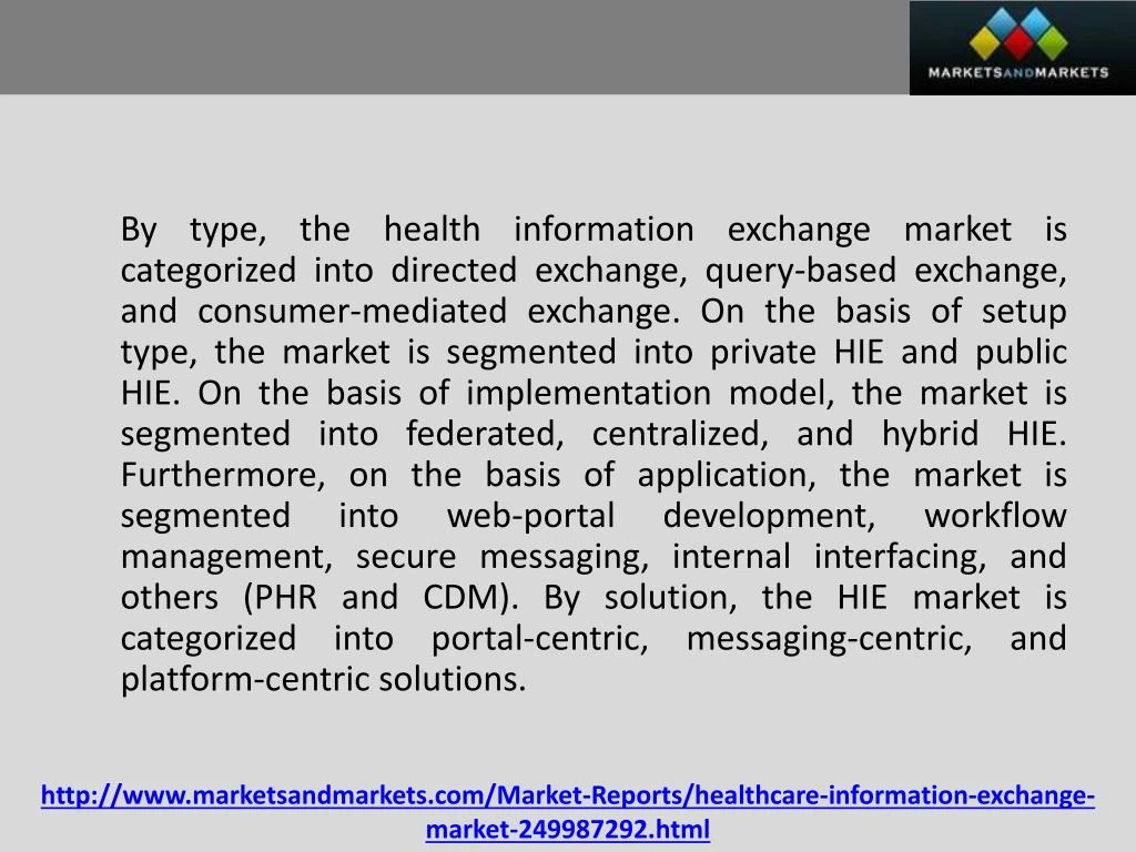 Sizing Up Exchange Market Competition | The Henry J ...