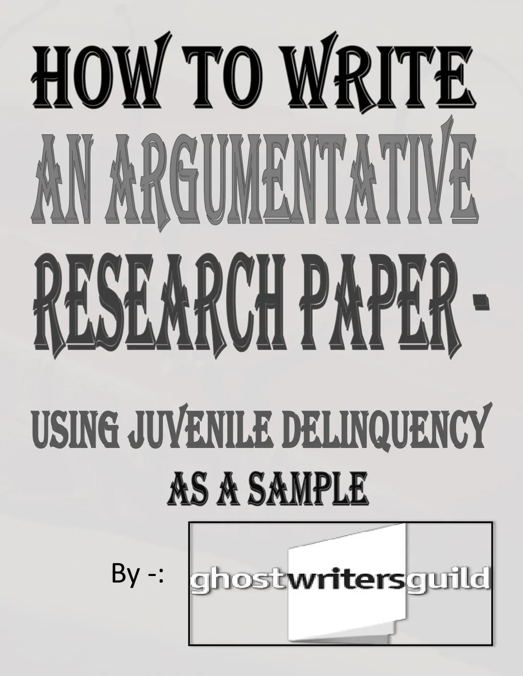 argumentative research paper ppt