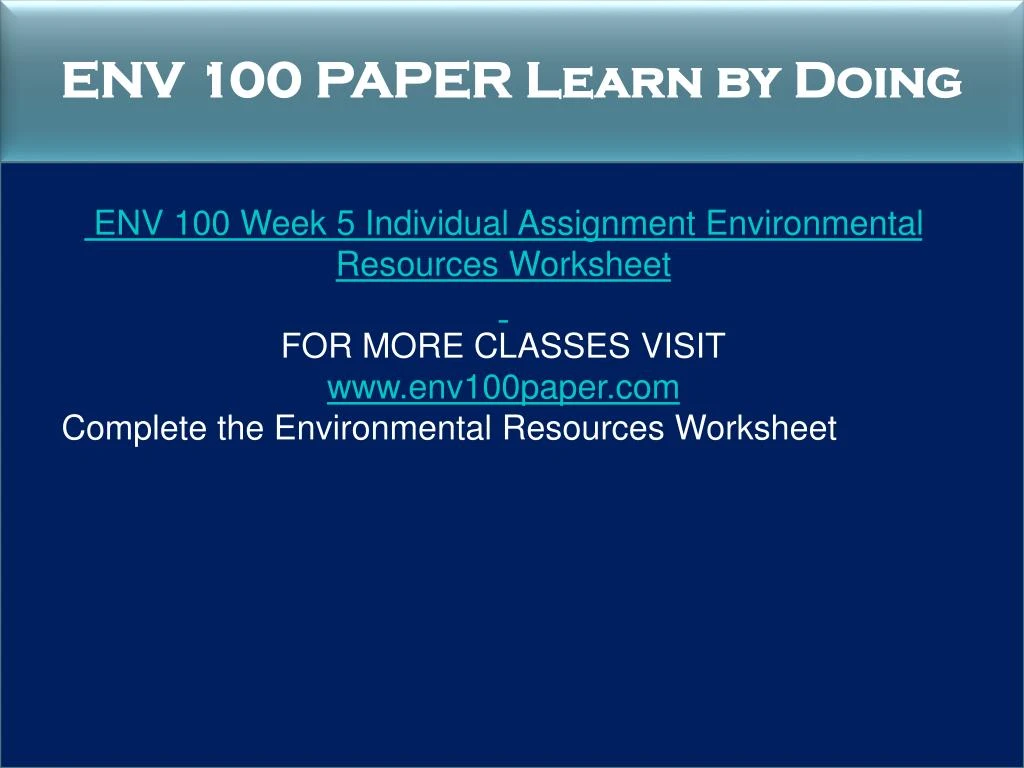 env 100 environmental fundamentals Environmental engineering (env eng) 1 2016-2017 environmental env eng 2601 fundamentals of environmental engineering and science (lec 20 and lab 10. env 100 environmental fundamentals Environmental engineering (env eng) 1 2016-2017 environmental env eng 2601 fundamentals of environmental engineering and science (lec 20 and lab 10.