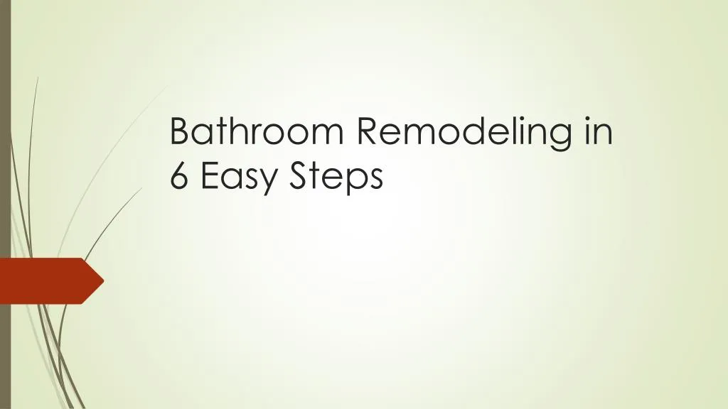 bathroom remodeling in 6 easy steps n.