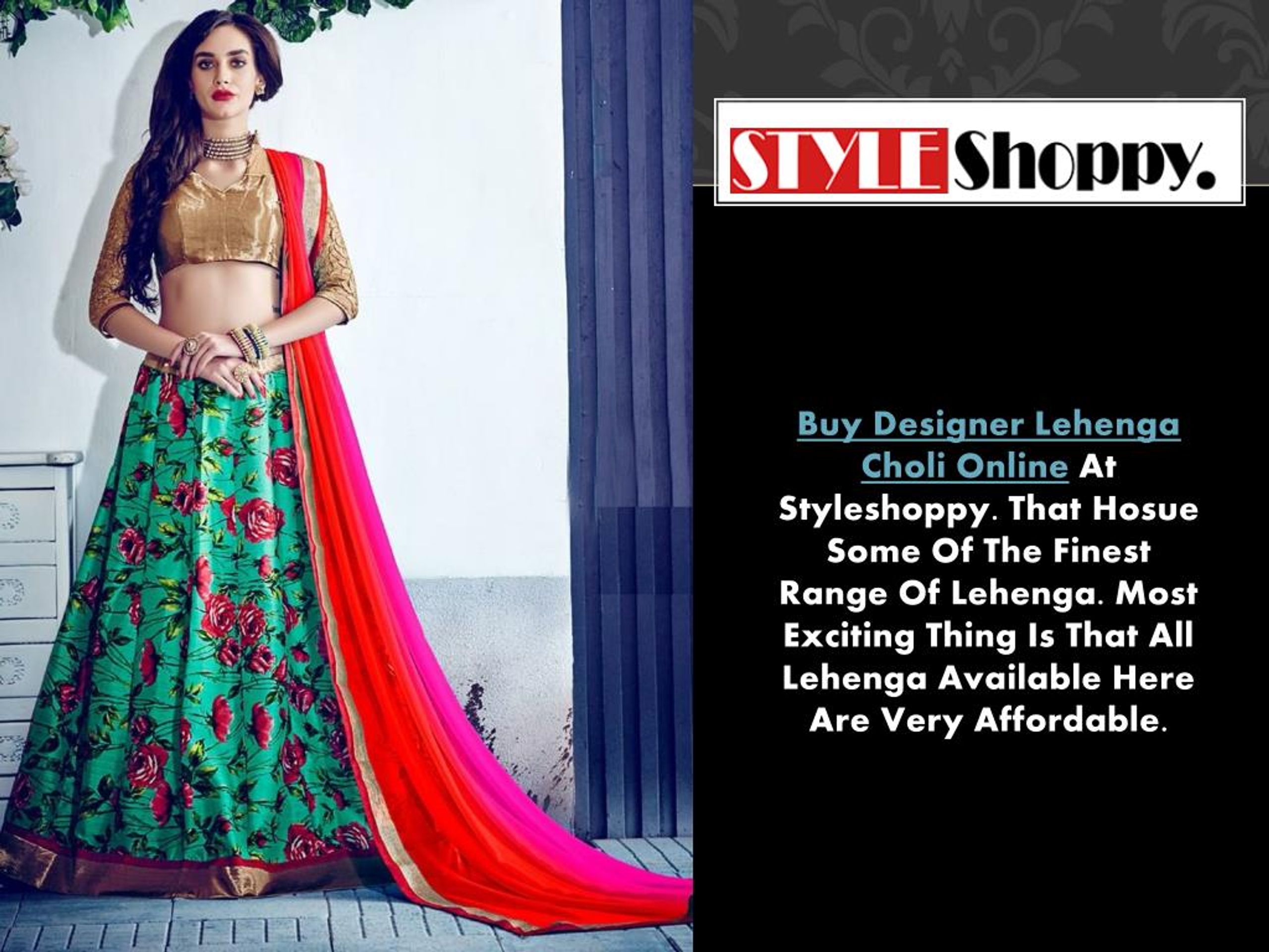 PPT - 5 Designer Lehengas to Flare Your Ethnic Look PowerPoint ...