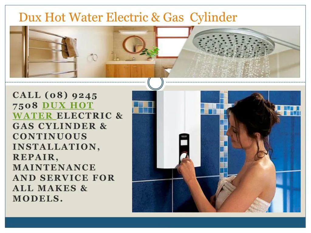 dux hot water electric gas cylinder n.