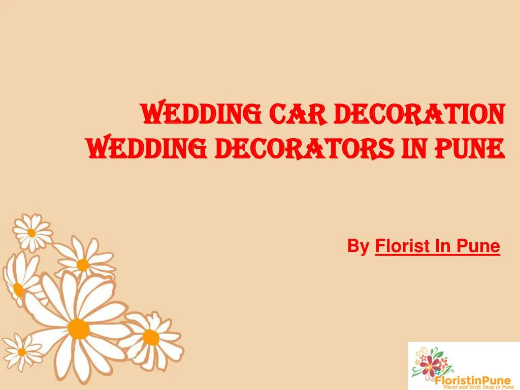 wedding car decoration wedding decorators in pune n.