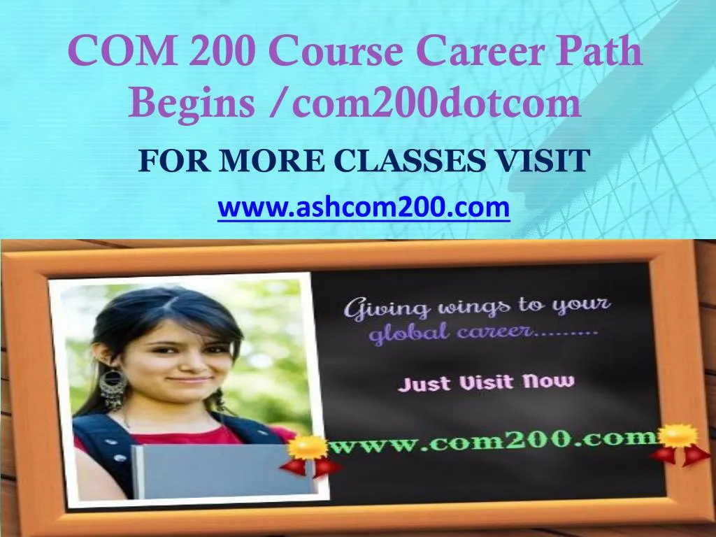 com 200 course career path begins com200 dotcom n.
