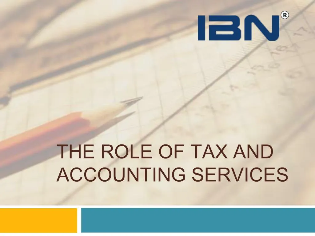 the role of tax and accounting services n.