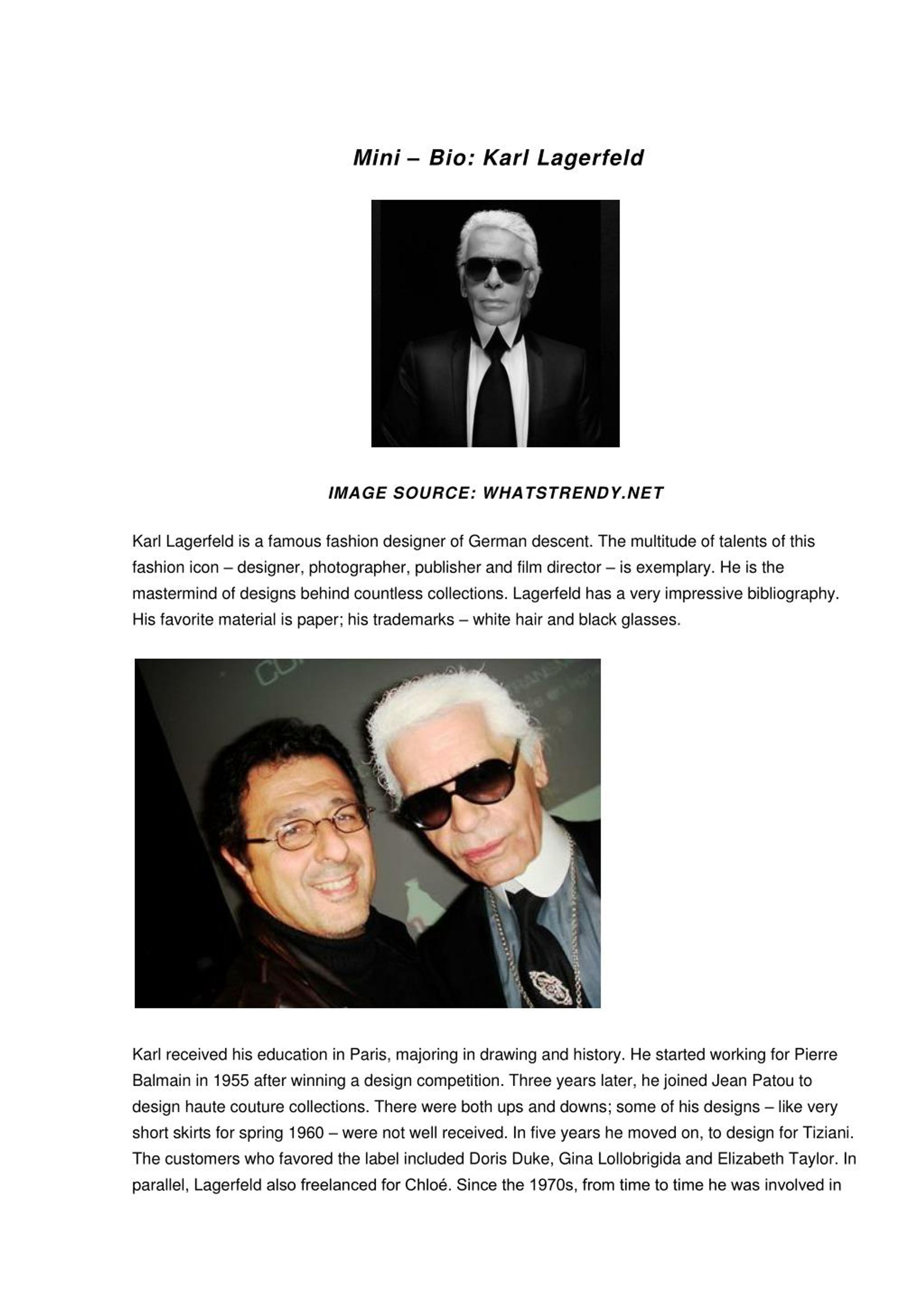 New Biography of Karl Lagerfeld Delves Into His Key Relationships