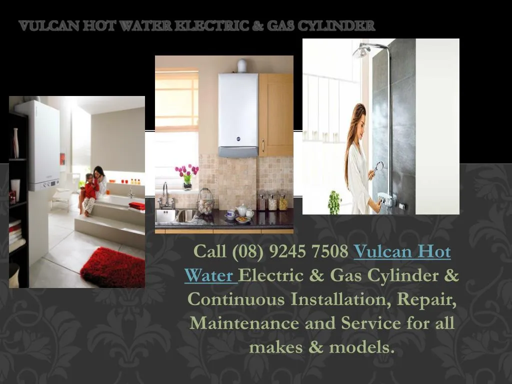 vulcan hot water electric gas cylinder n.