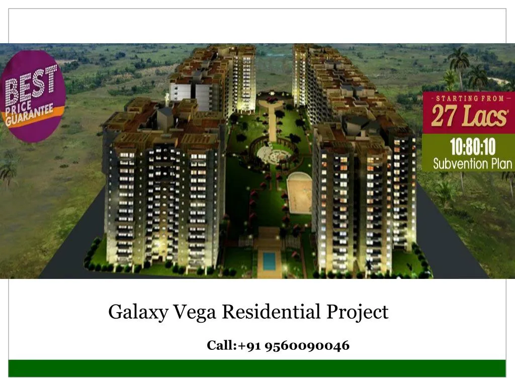 PPT Galaxy Vega Greater Noida Reviews Apartments Floor Plans