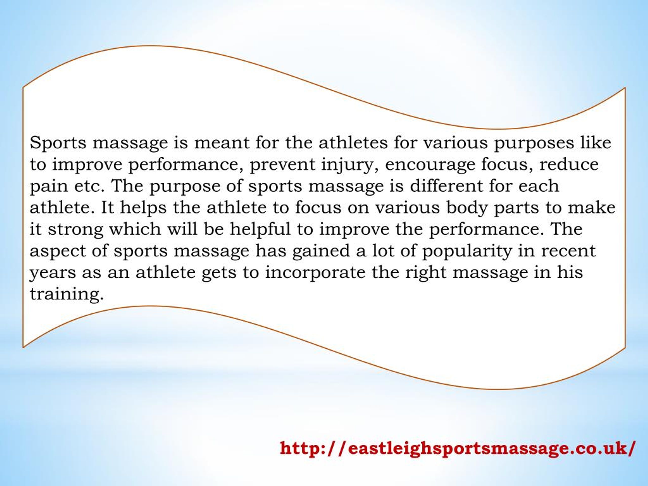 research paper on effects of massage therapy for sports