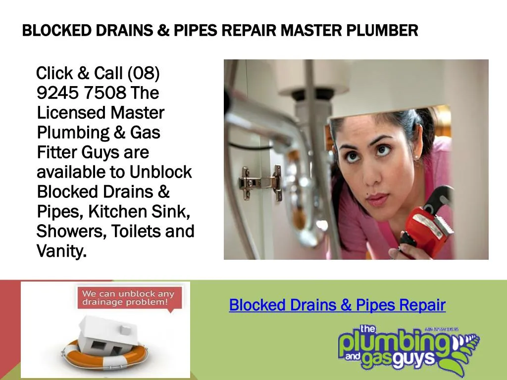 blocked drains pipes repair master plumber n.