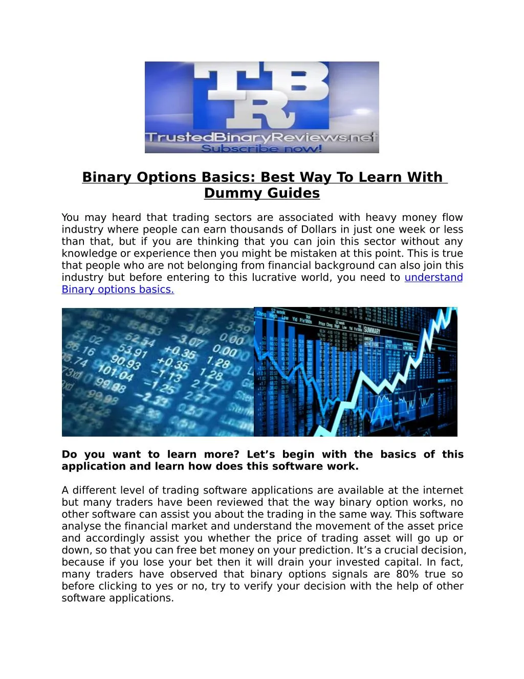 Trusted binary reviews
