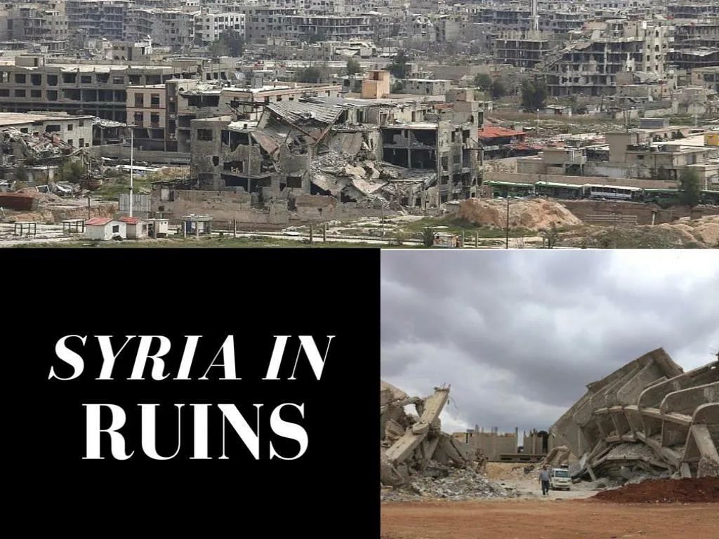 syria in ruins n.