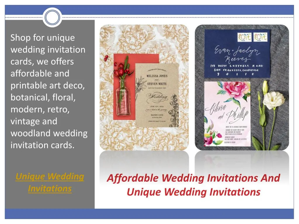 Unique Affordable Wedding Invitations 10