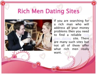 dating website for rich