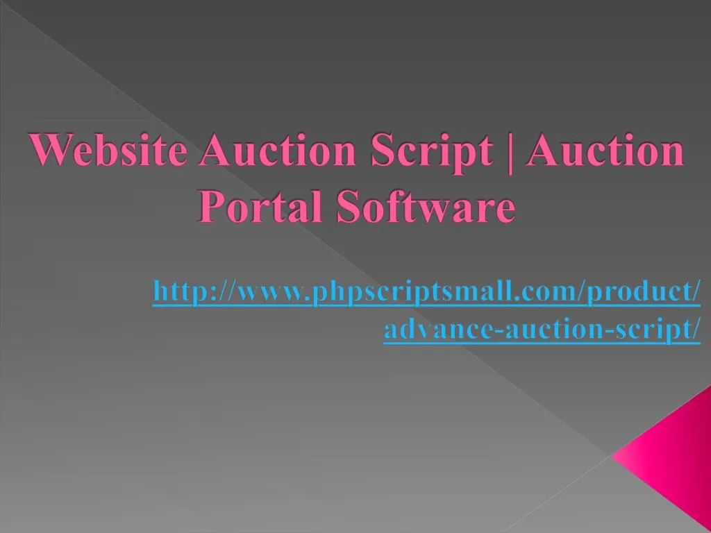 website auction script auction portal software n.