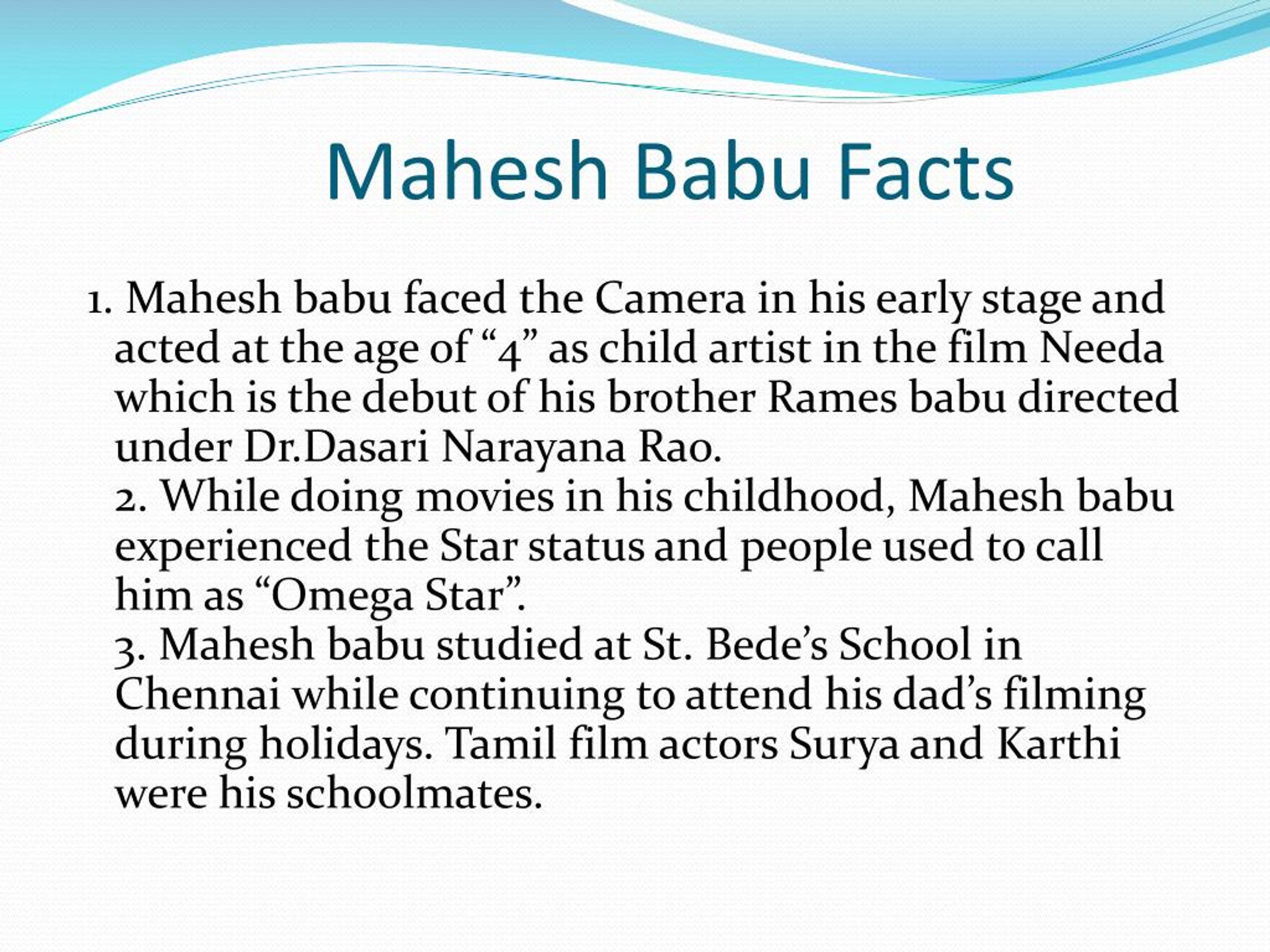 Mahesh Babu Movies, News, Photos, Age, Biography