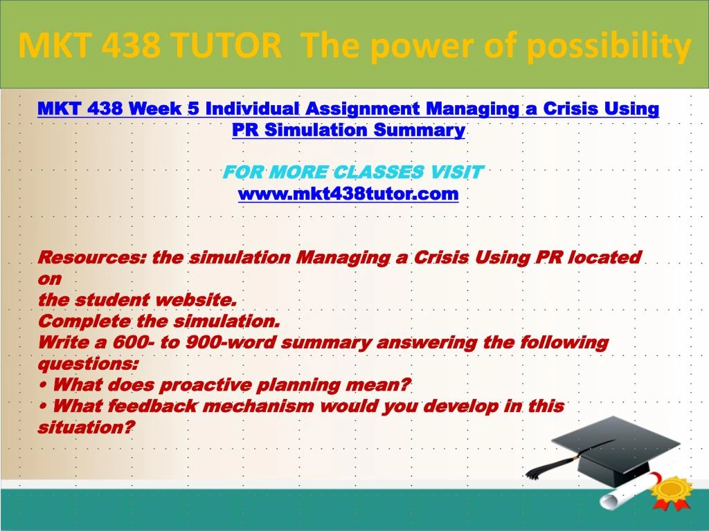 managing a crisis using pr simulation mkt 438 managing a crisis using pr simulation mkt 438